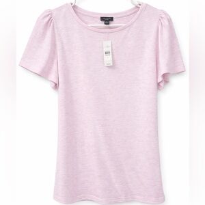 Ann Taylor Factory Pink Short Sleeve Tee Size Small NWT